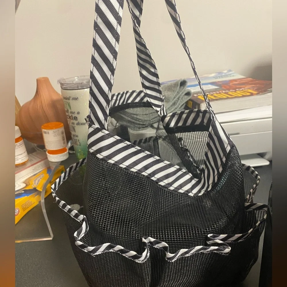 Bathroom tote. Perfect for those going into their first year at college. New